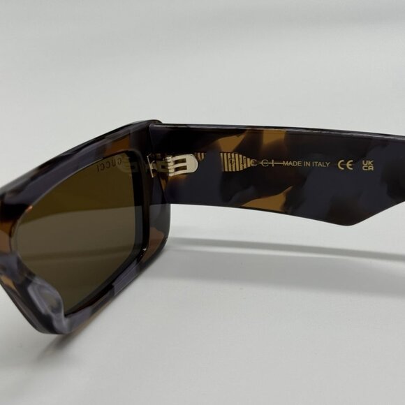 NEW GG1331S 006 GUCCI SUNGLASSES GREY HAVANA BROWN UNISEX EYEWEAR GUCCI main image 16